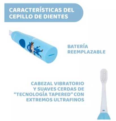 Cepillo Electrico 3 años Azul Chicco