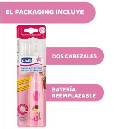 Cepillo Electrico 3 años Rosa Chicco