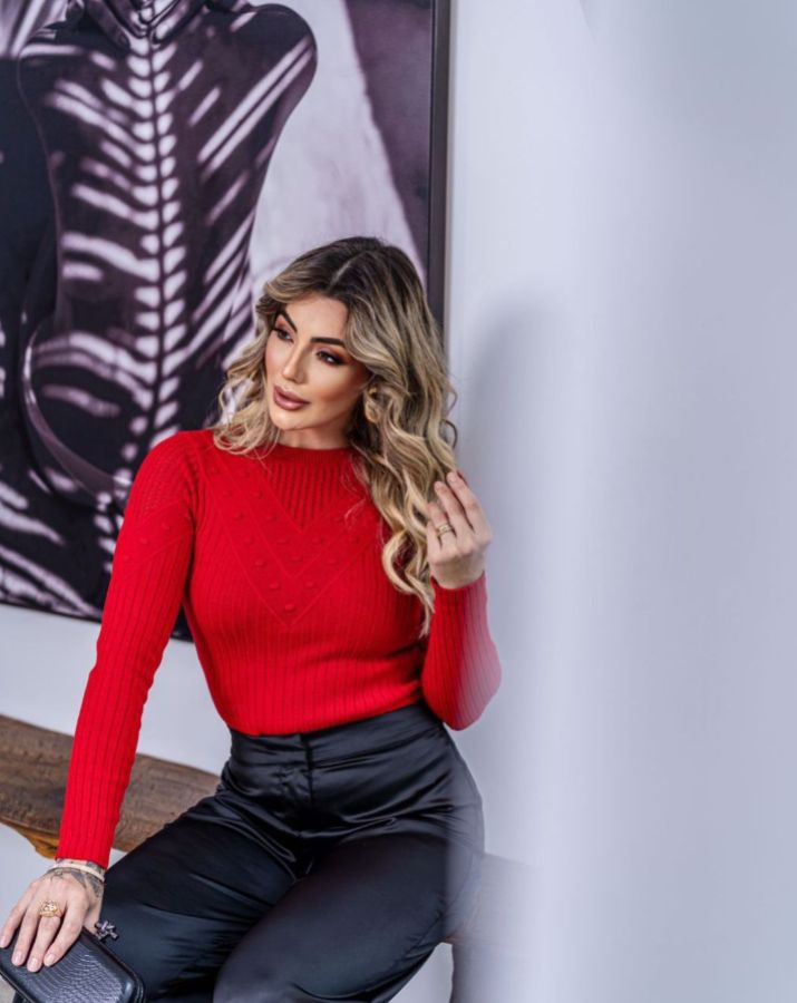 BLUSA CELIA VERDE BANDEIRA M