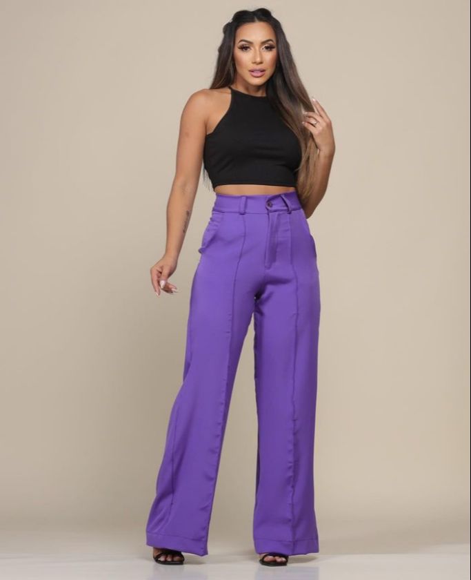 CALCA PANTALONA ROXO M