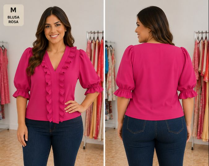 BLUSA ELISA PINK M