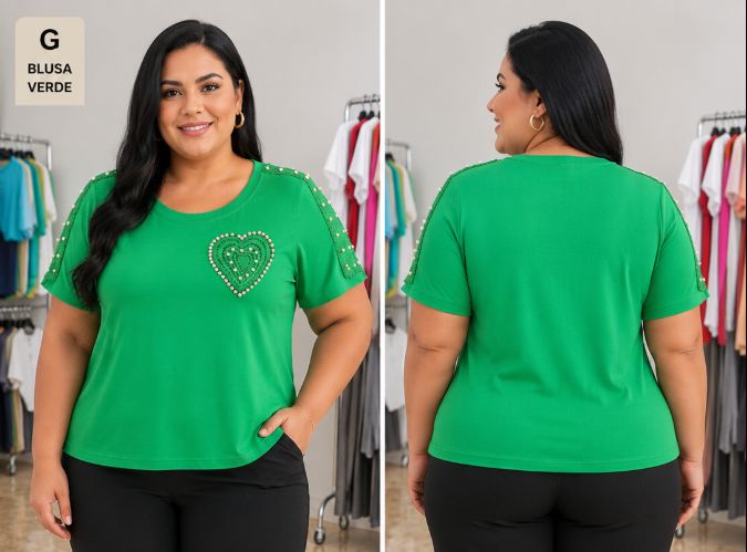 BLUSA CAROL VERDE G