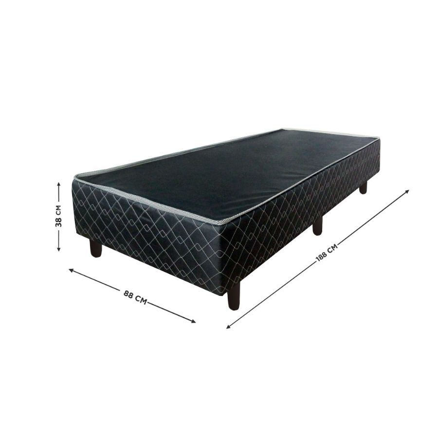 Base Box Solteiro 88x38 cm - Design Colchões