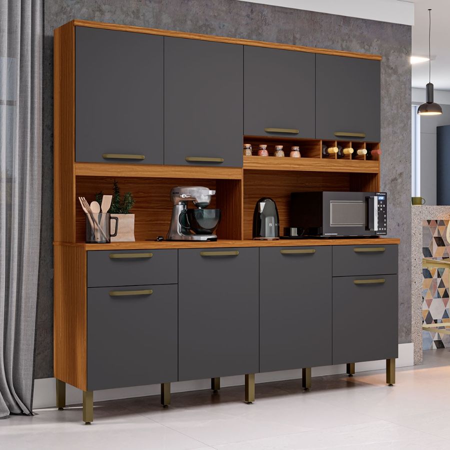 Cozinha Cabernet Prime 100%MDF - Ronipa