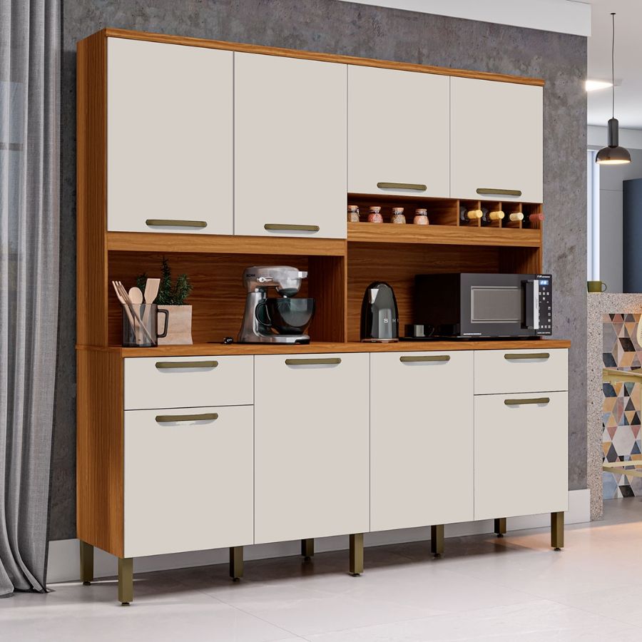 Cozinha Cabernet Prime 100%MDF - Ronipa