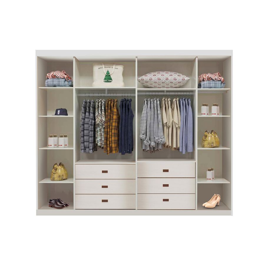 Guarda Roupa Casal Mary 6 Portas
