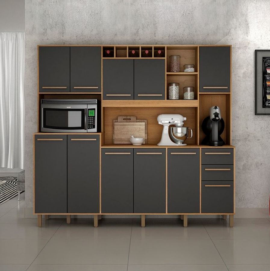 Cozinha Compacta 11 Portas 2 Gavetas Savana -