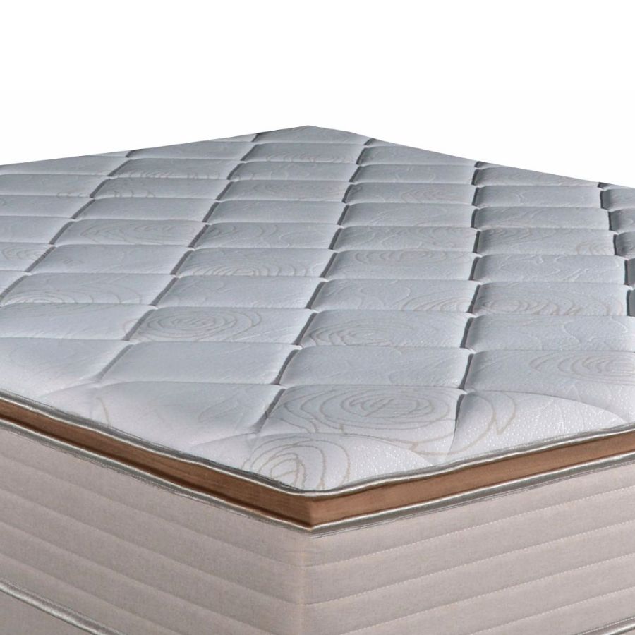 Conjunto Cama Box Casal Primore 138cm, Espuma D45 - Bom Pastor
