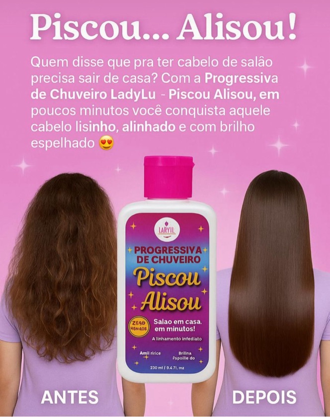 Escova progressiva de chuveiro • LADYLU
