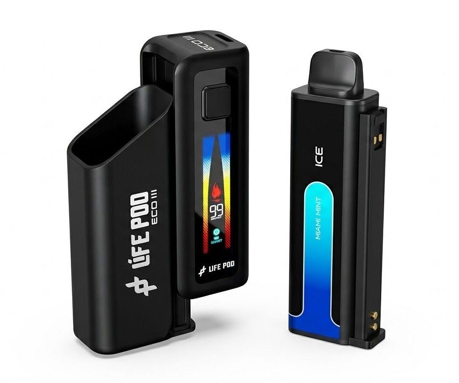 Life Pod eco 3 (Bateria + Cartucho 20.000 Puffs)