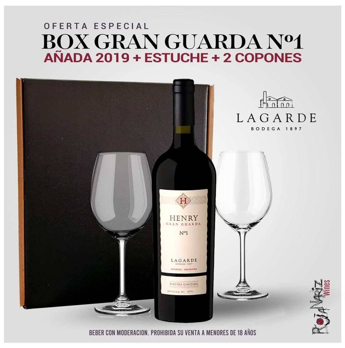 Box Henry de Guarda N°1 2019 + 2 Copas