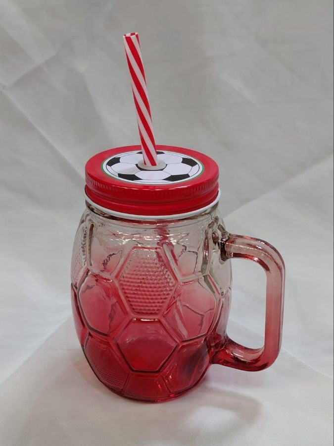 VASO TARRO D/VIDRIO FUTBOL