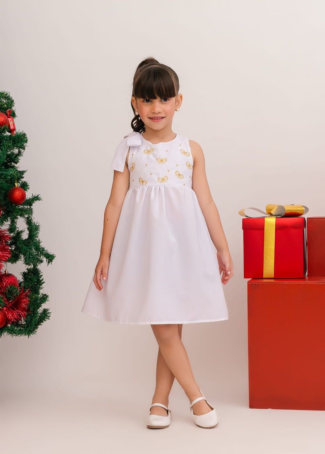 Vestido laços Branco