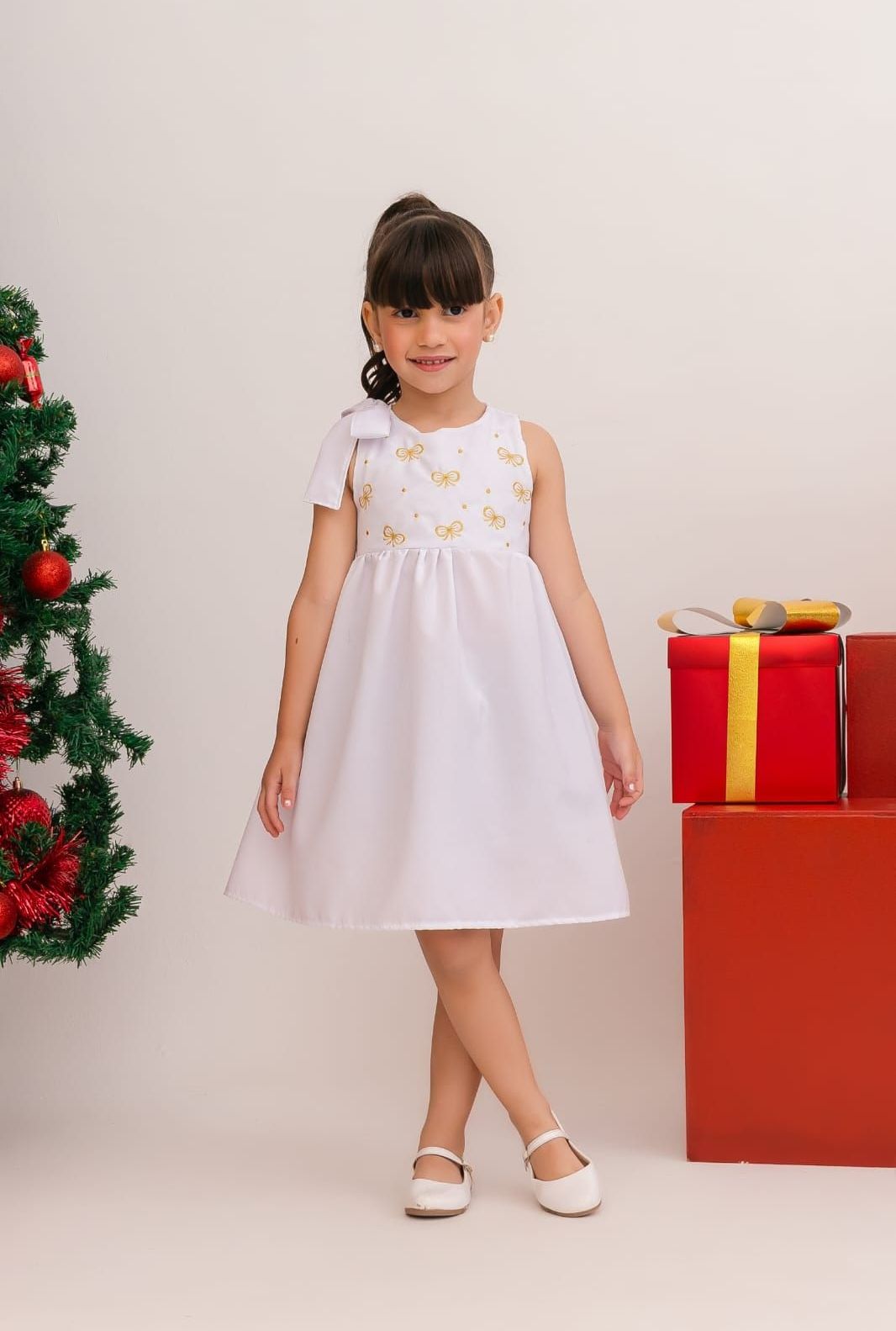 Vestido laços Branco