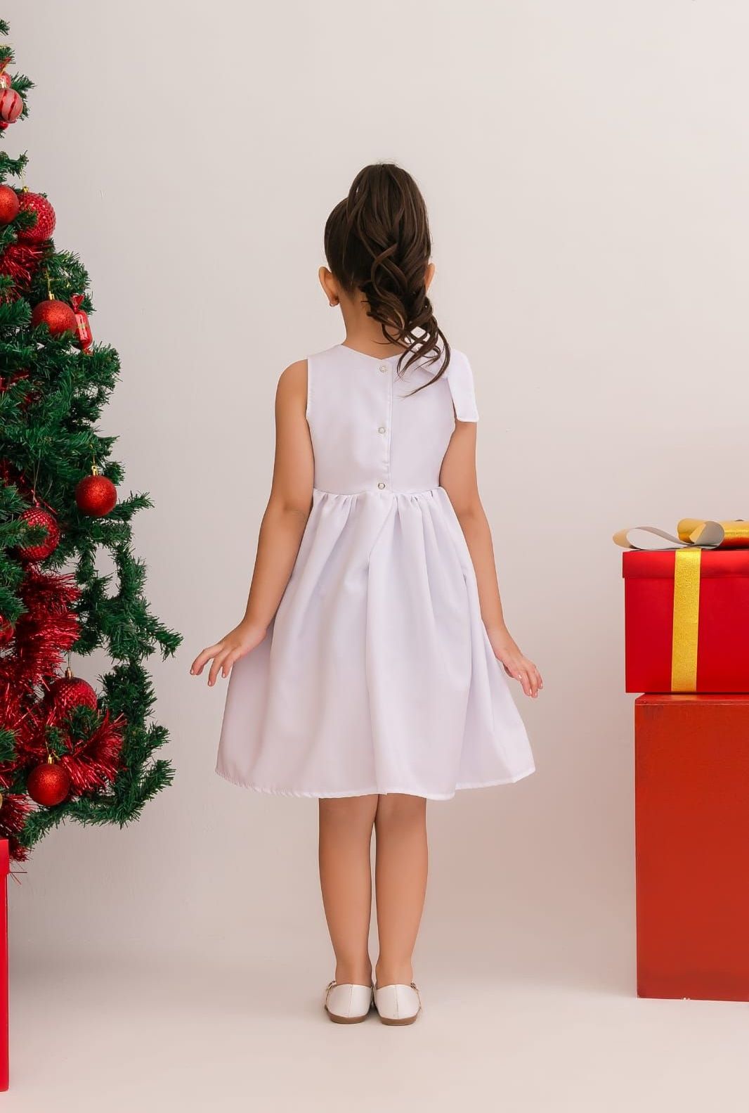Vestido laços Branco