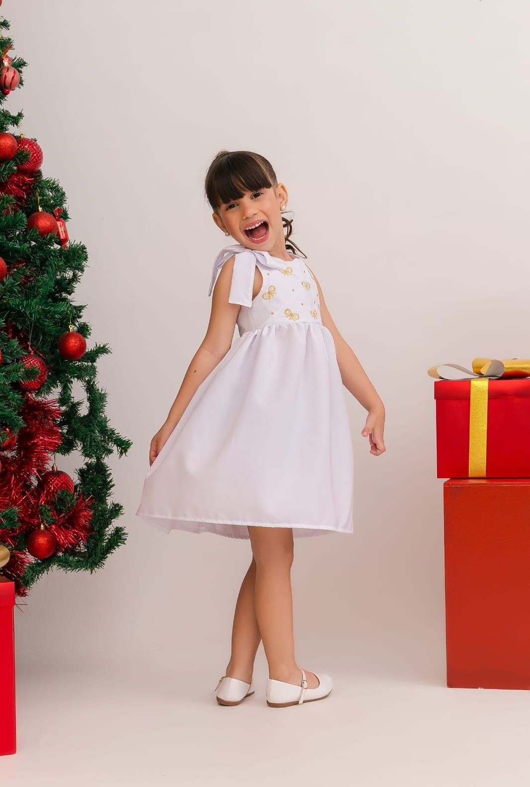 Vestido laços Branco