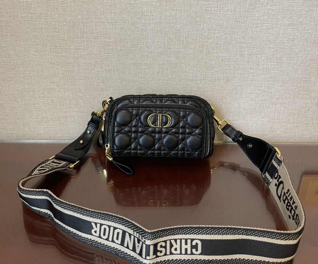 Christian Dior Caro double-pouch hand bag