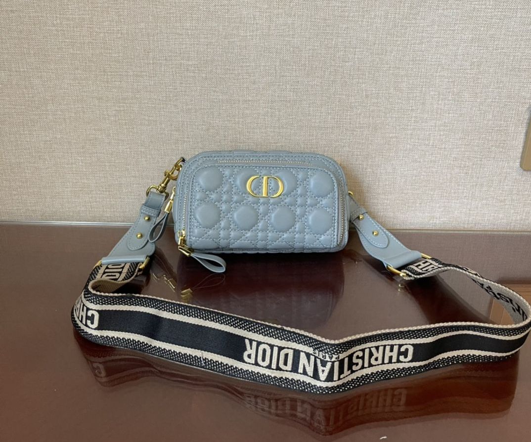 Christian Dior Caro double-pouch hand bag
