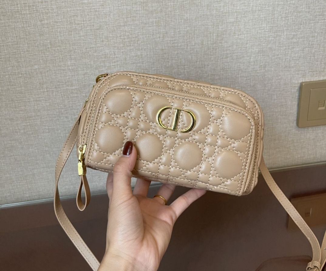 Christian Dior Caro double-pouch hand bag