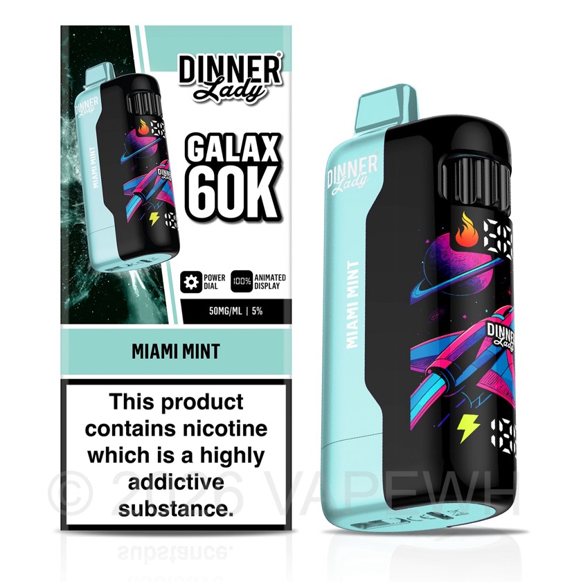 DINNER LADY MIAMI MINT 60000 PUFFS