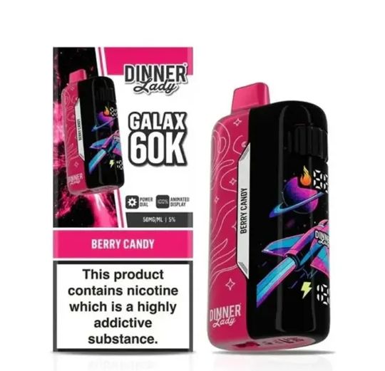 DINNER LADY BERRY CHERRY LIME 60000 PUFFS