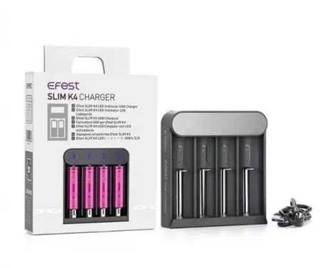 CARREGADOR EFEST SLIM K4 CHARGER