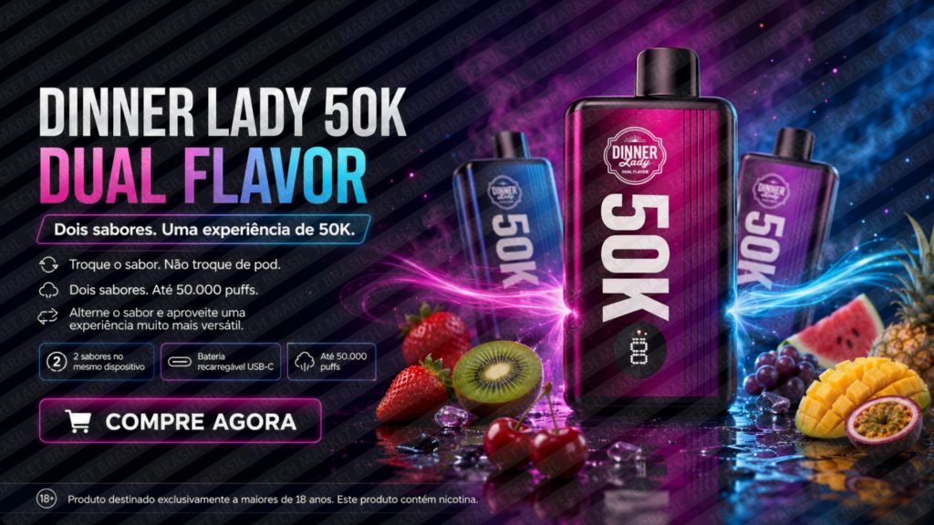 DINNER LADY DUAL FLAVOR MENTHOL E PASSION FRUIT ICE ICE 50000 PUFFS