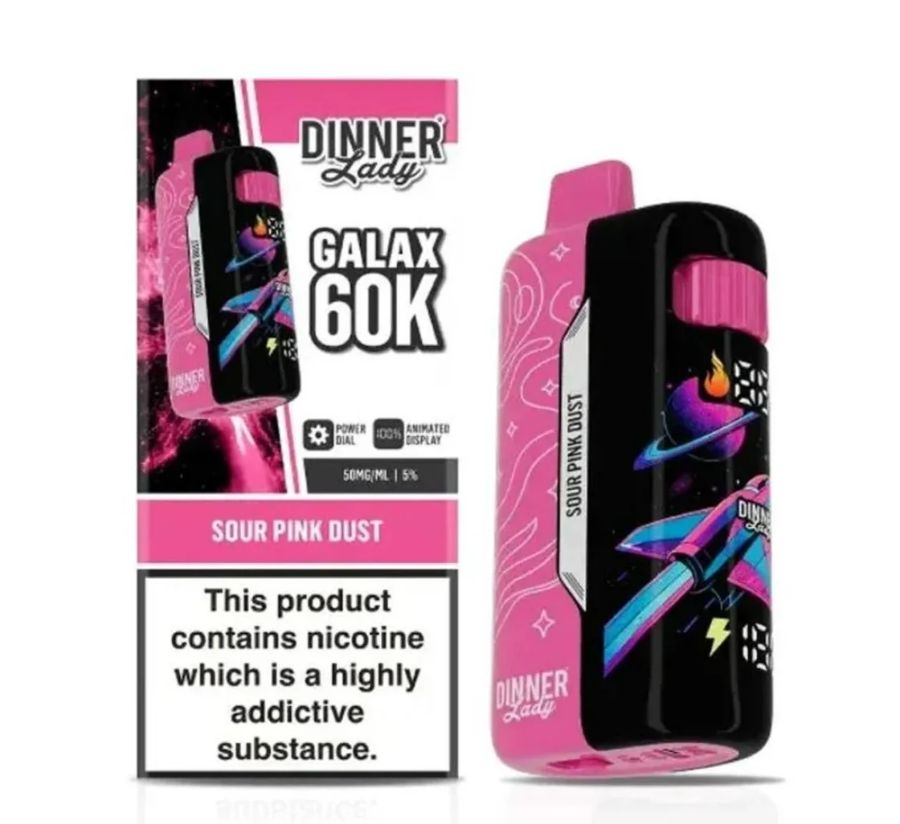 DINNER LADY SOUR PINK DUST 60000 PUFFS