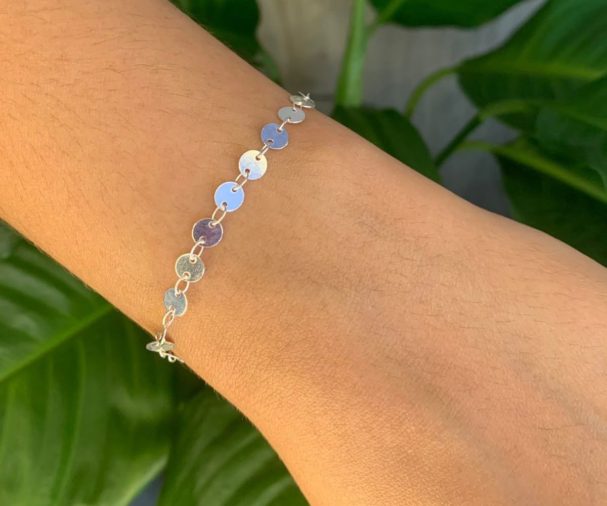Pulseira Plaquinhas