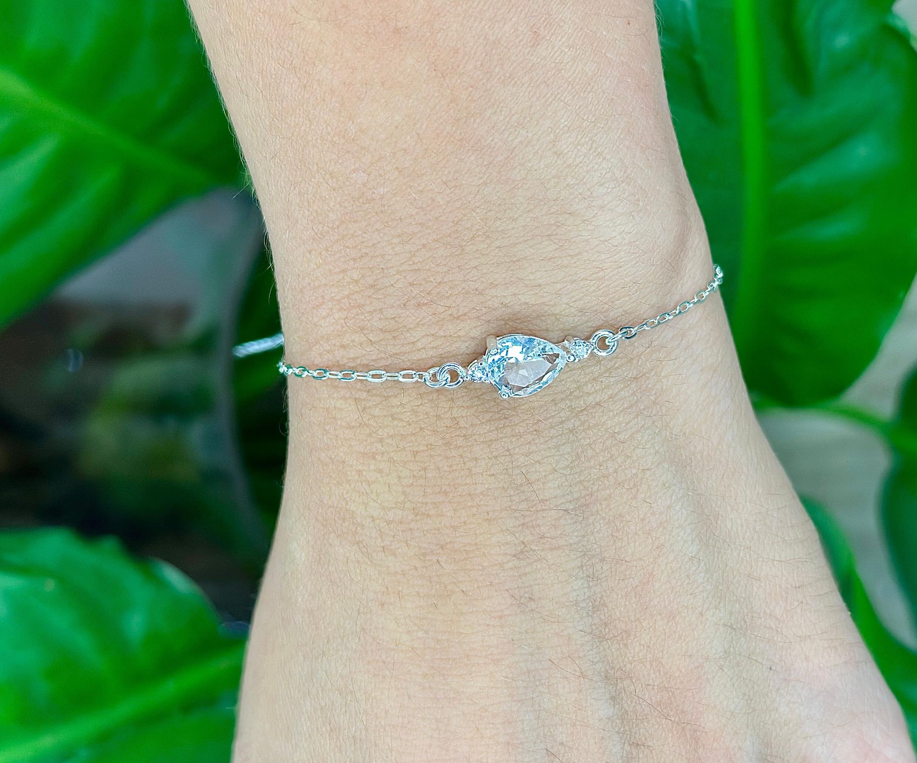 Pulseira Gota Cristal