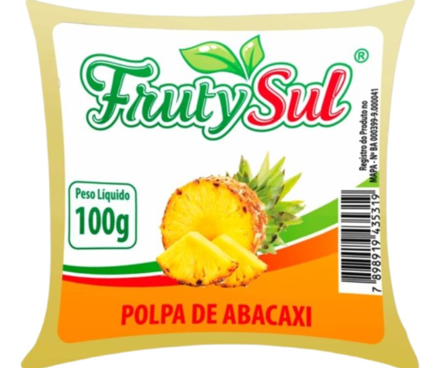 Abacaxi Polpa 100g FrutySul