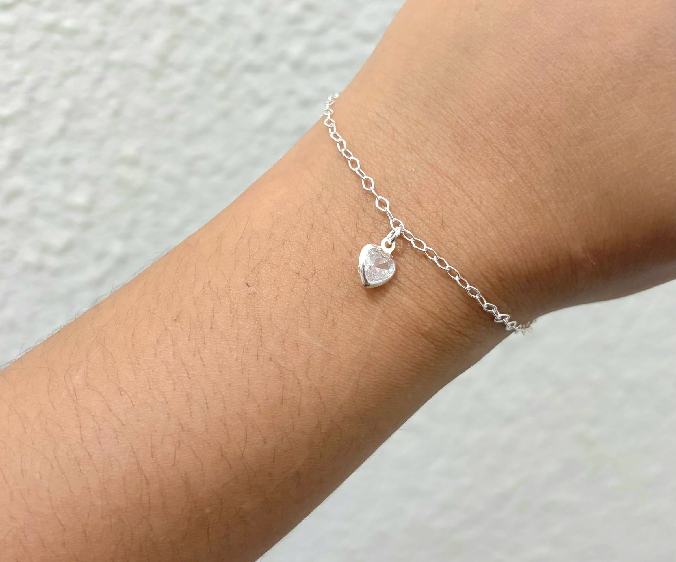 Pulseira Pingente Coração