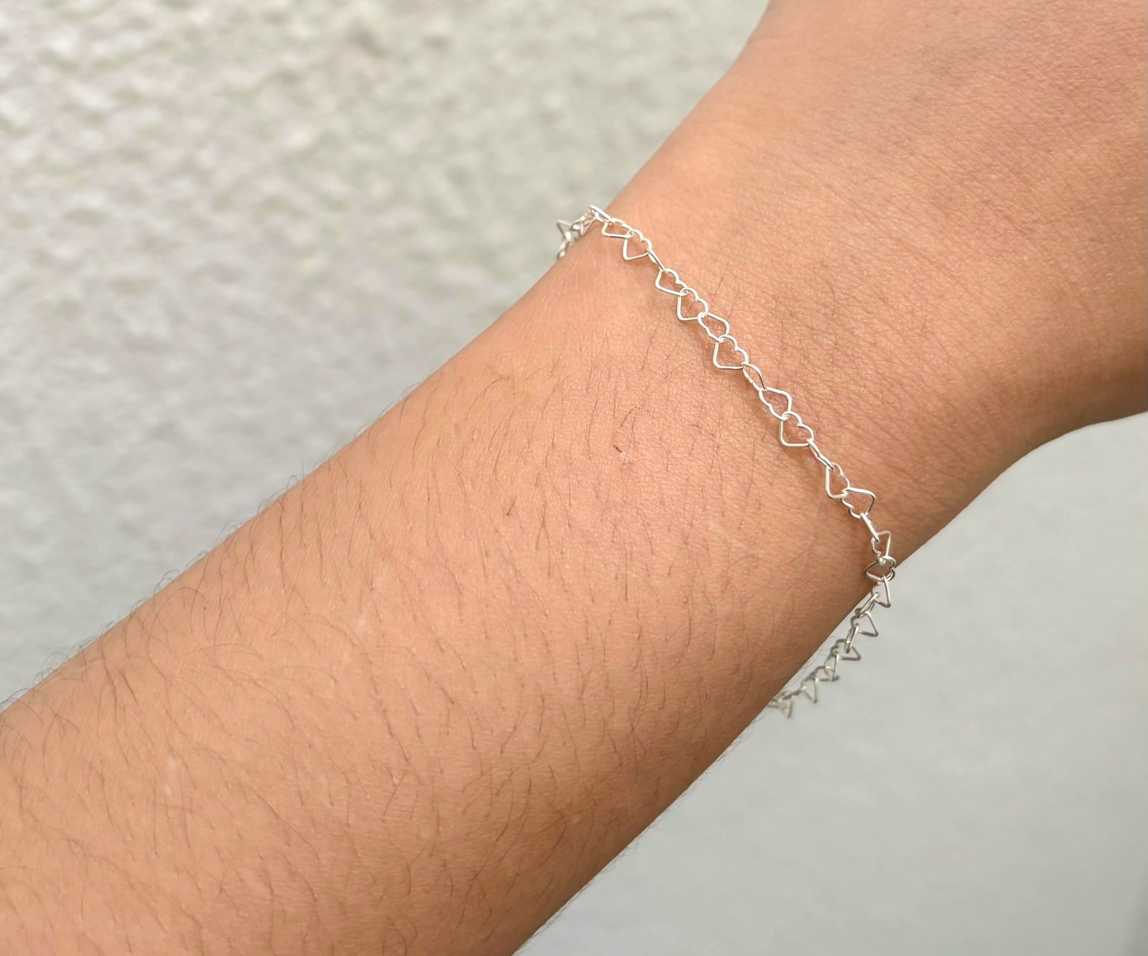 Pulseira Elo Corações