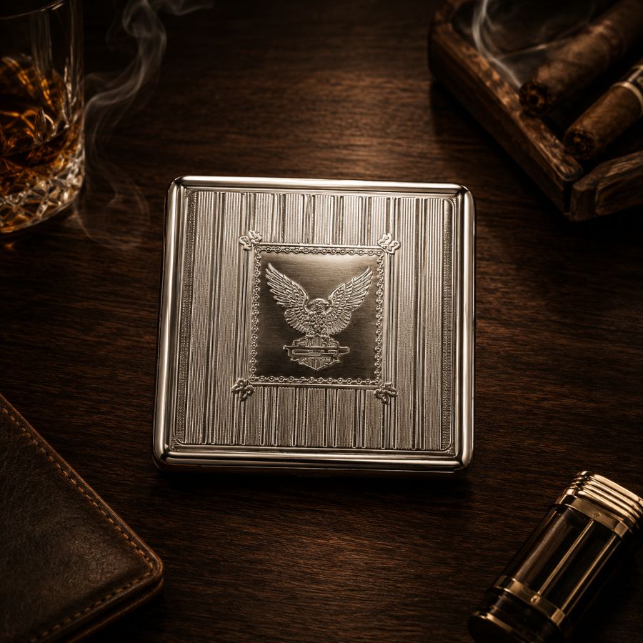 Cigarette's Case-Vitage Silver