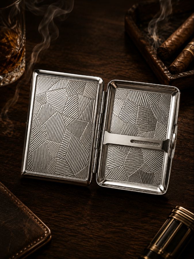 Cigarette's Case-Vitage Silver