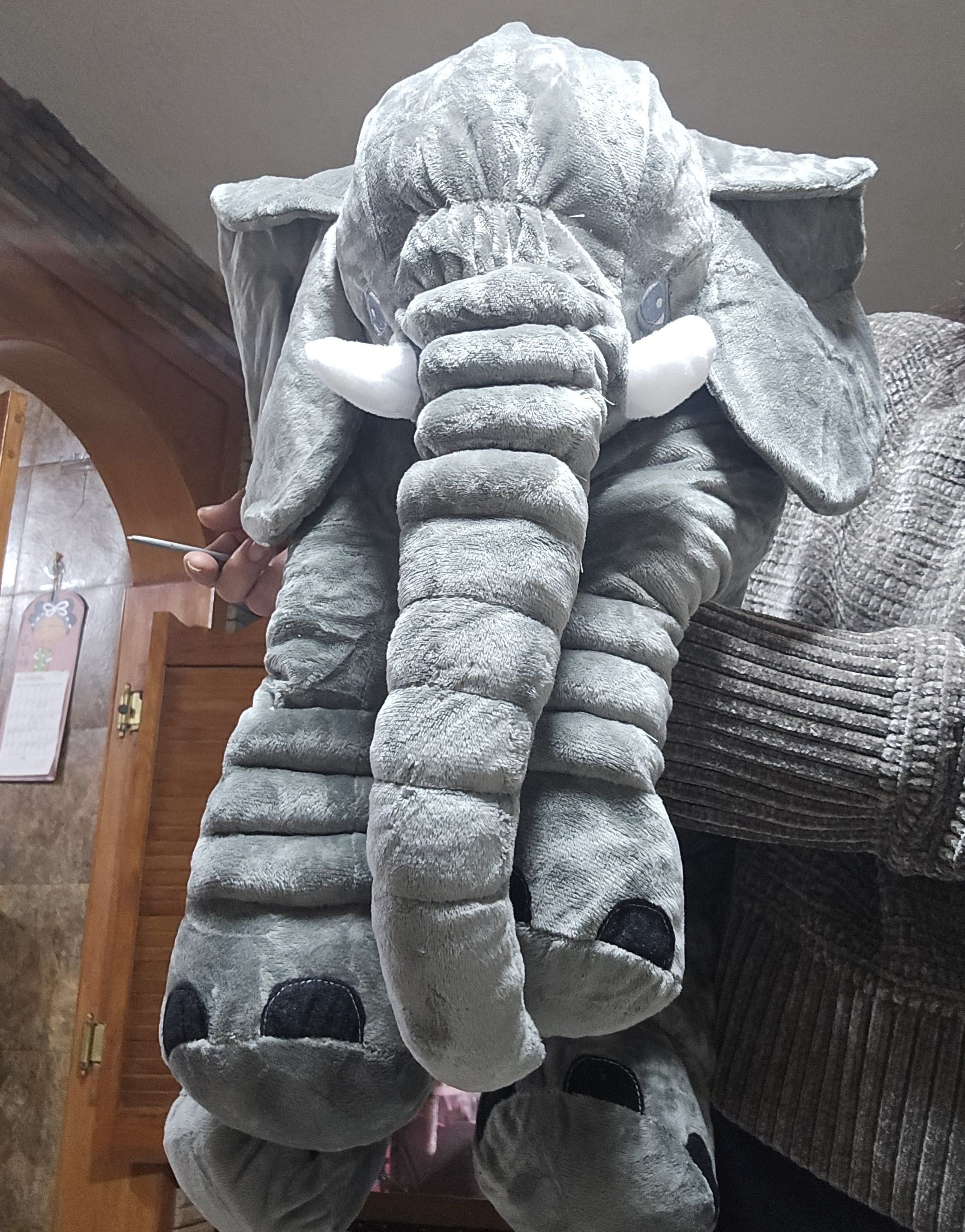 Bi12 Elefante GRANDE con frazada color fucsia encantadorš„°