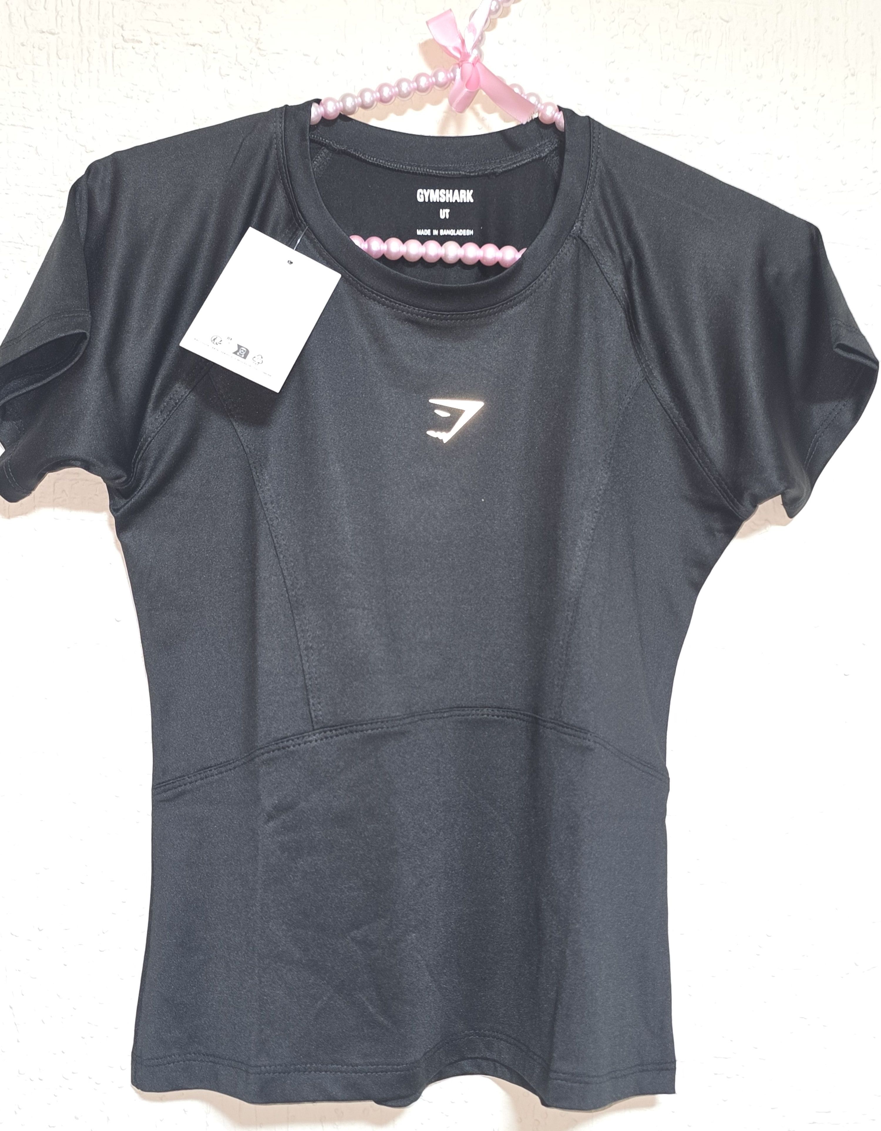 D1 Blusa GYMSHARK 09 en color azul y negro UNITALLA
