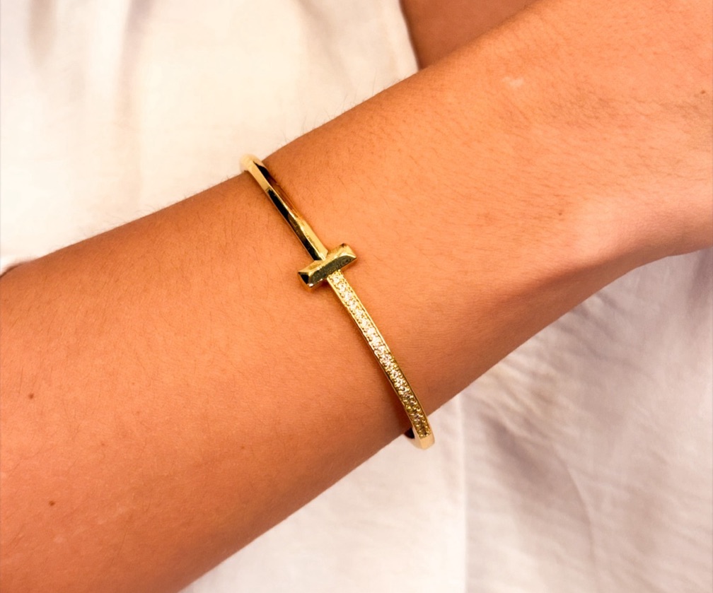 Bracelete T Cravejado