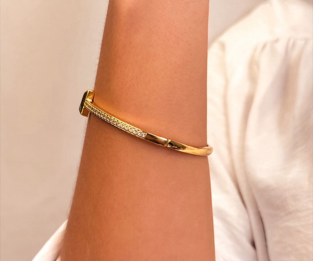Bracelete T Cravejado