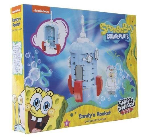 Bloques de construcción bob esponja - Cohete de Arenita