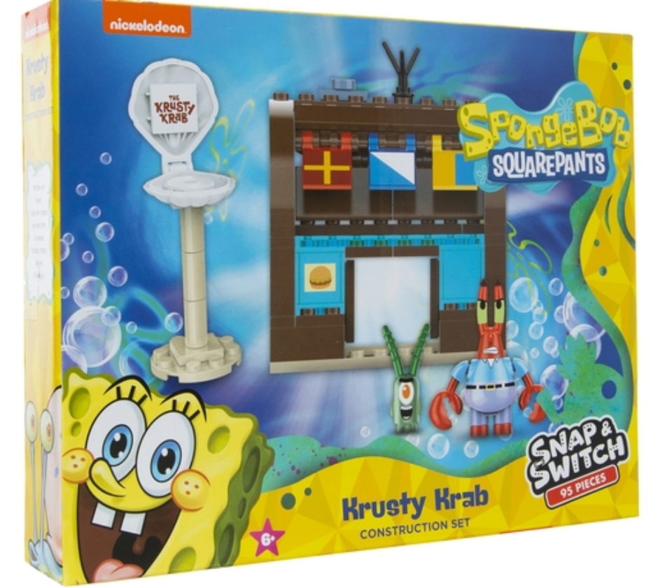 Bloques de construcción bob esponja - crustáceo cascarudo
