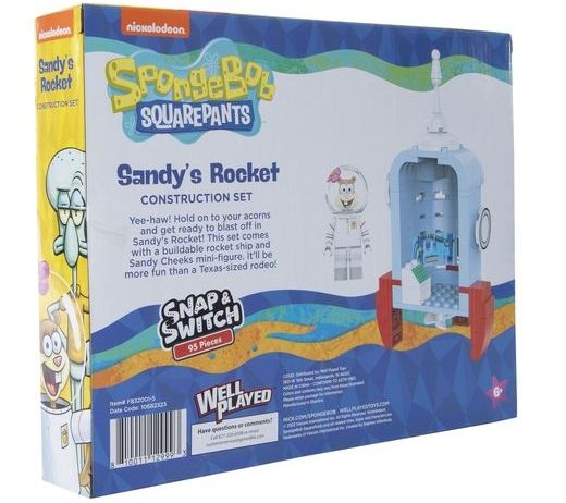 Bloques de construcción bob esponja - Cohete de Arenita