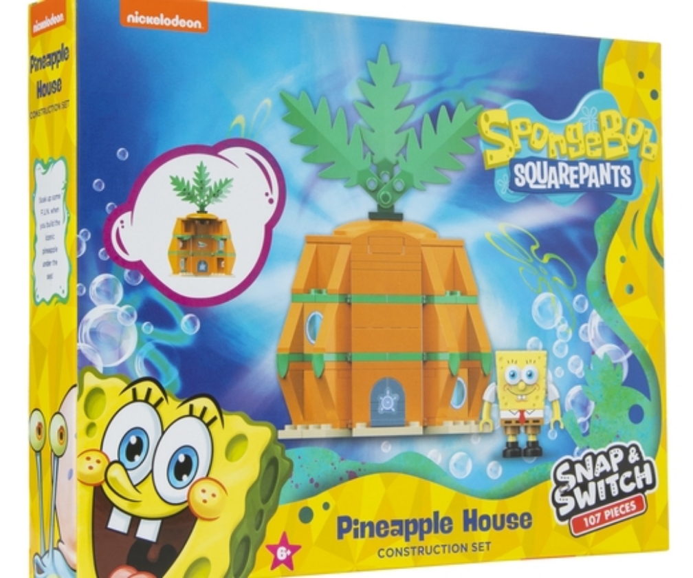 Bloques de construcción de bob esponja - casa de piña