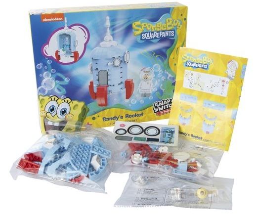 Bloques de construcción bob esponja - Cohete de Arenita