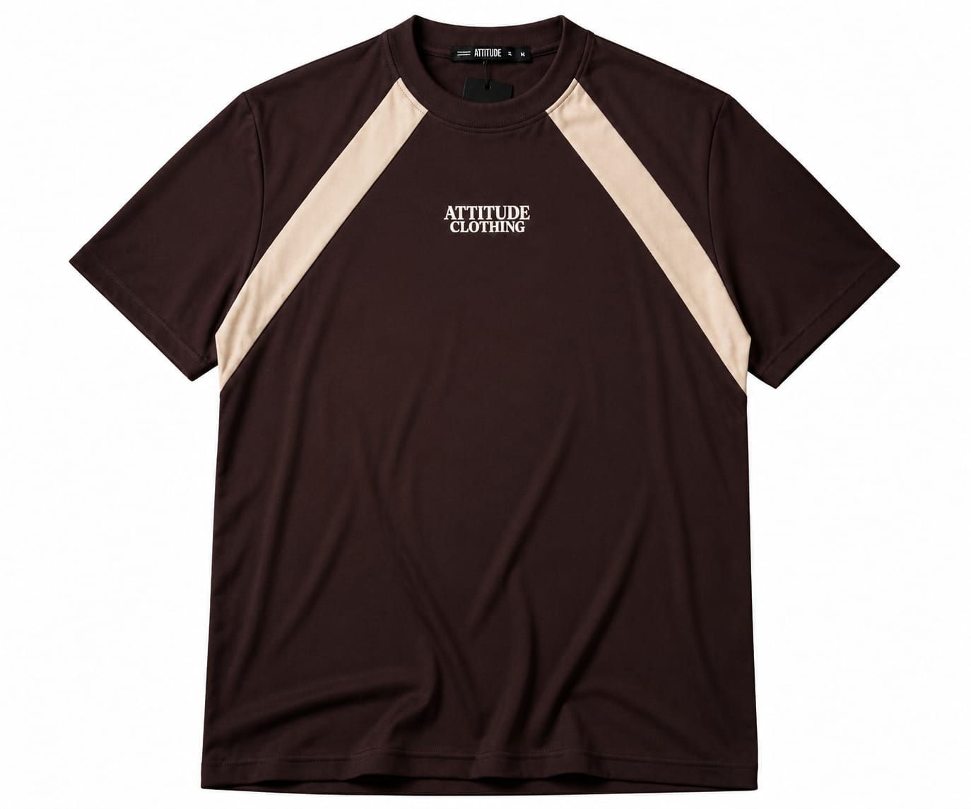 Camisa Oversized Atitude Básica Marrom