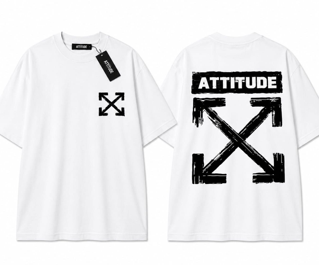 Camisa Oversized Atitude X Branca
