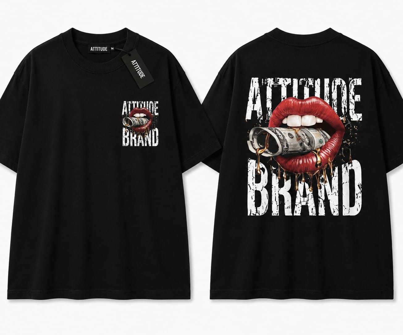 Camisa Oversized Atitude Mouth