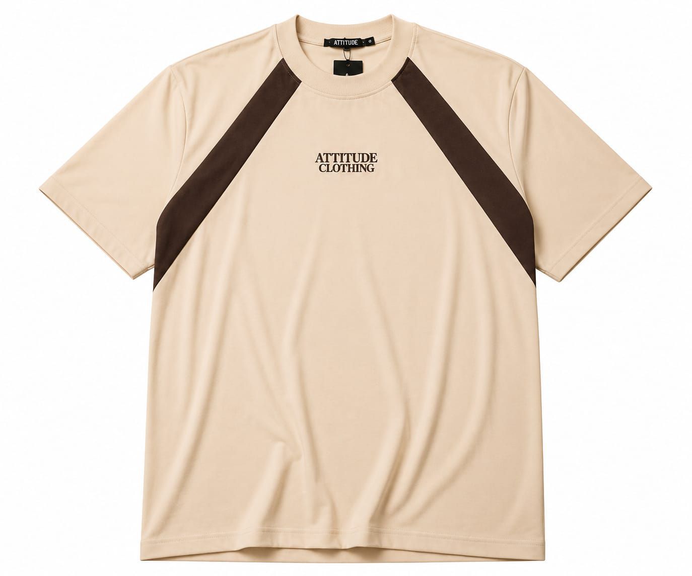 Camisa Oversized Atitude Básica Bege
