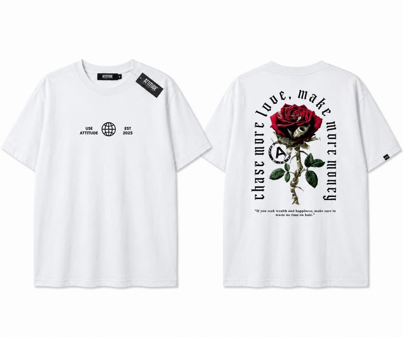 Camisa Oversized Atitude Make Money