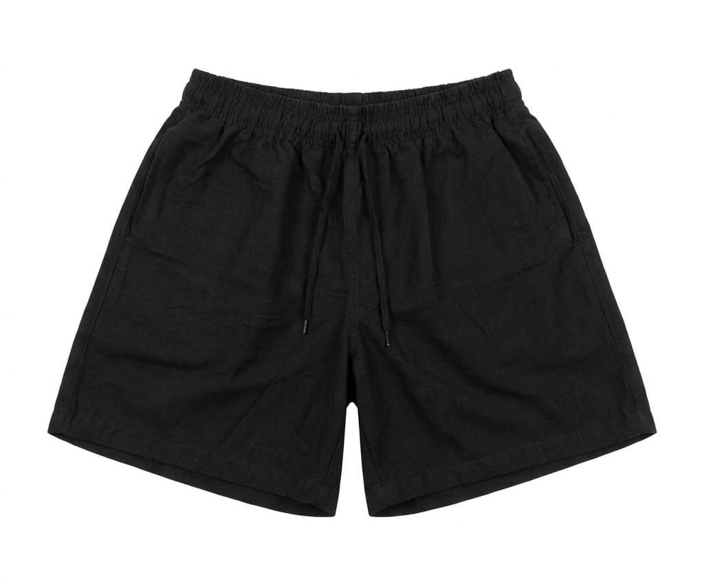 Short Linho Preto